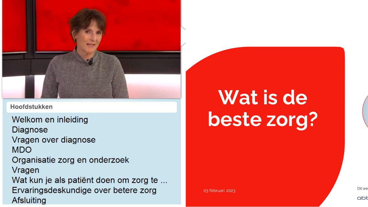 Webinar Wat is de beste zorg